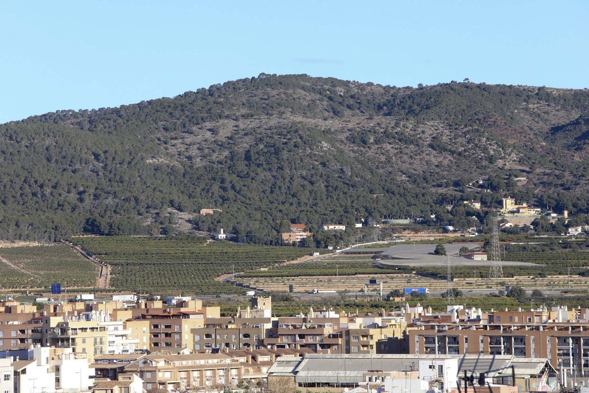 Vista de la montaña de Romeu.
