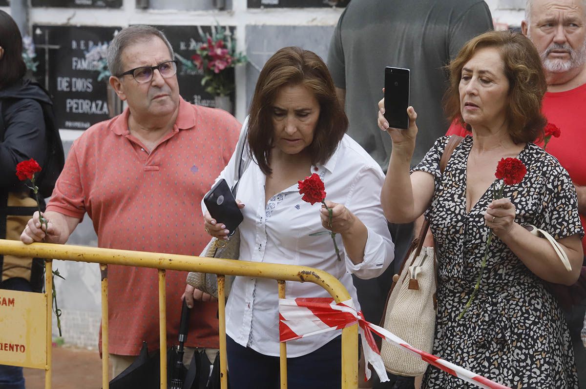 Exhumaciones de represaliados en el cementerio San Rafael