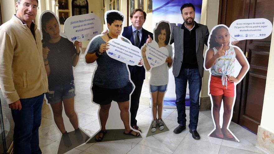 Presentación de la campaña, este martes en el Ayuntamiento de Málaga.