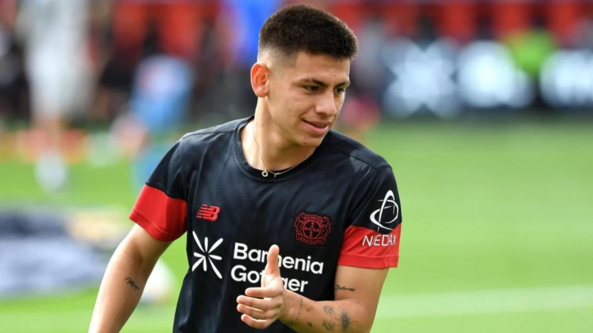 Claudio Echeverri, futbolista del Bayer Leverkusen