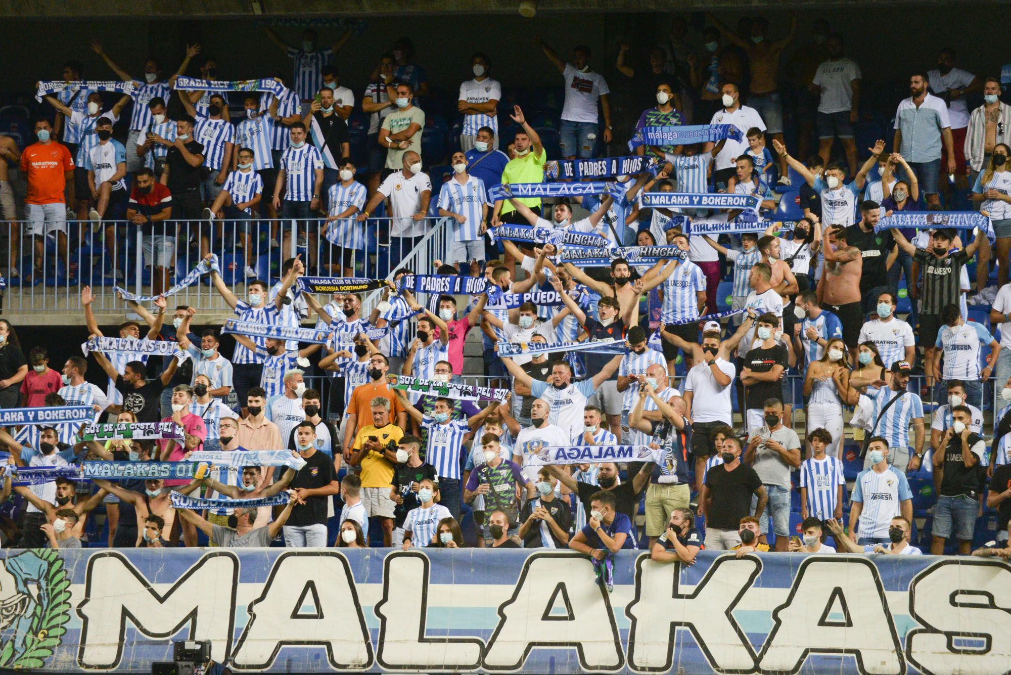 Las imágenes del Málaga CF - Girona