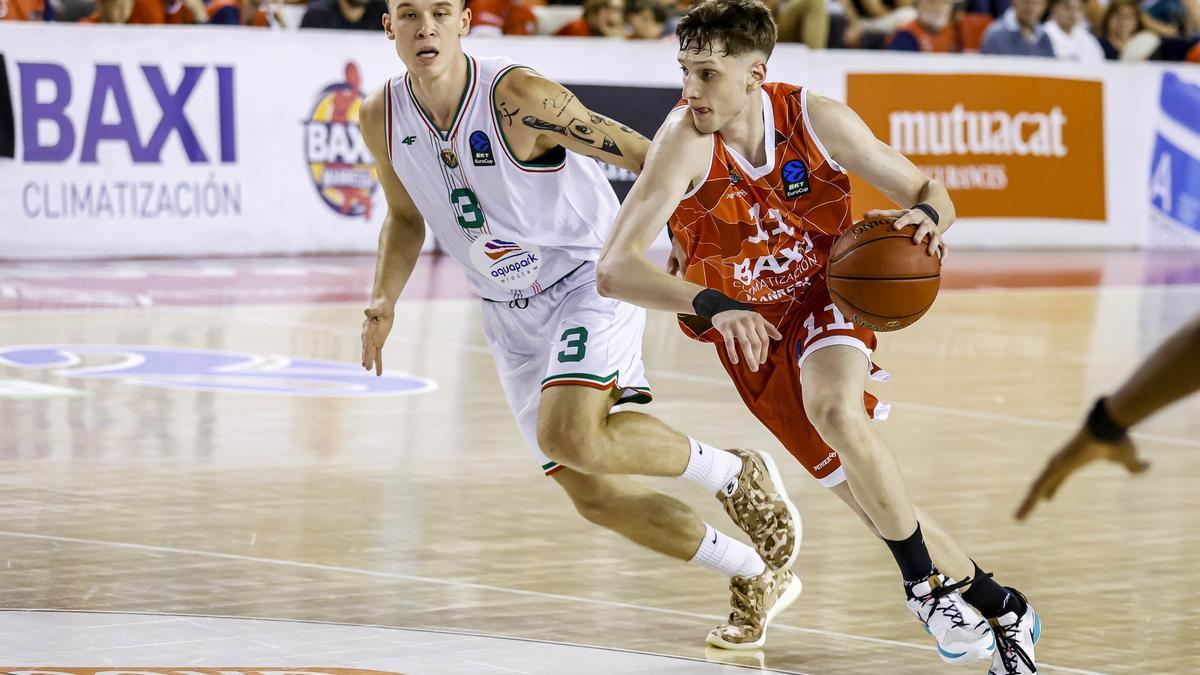 Agustín Ubal jugó un gran partido en la pista del Slask Wroclaw