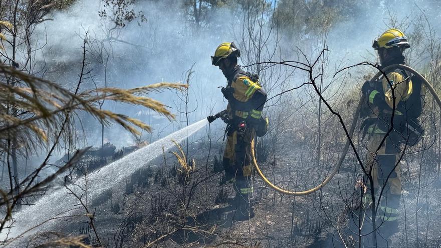 Controlado el incendio forestal en Randa, que ha afectado a 1,3 hectáreas de pinar y vegetación