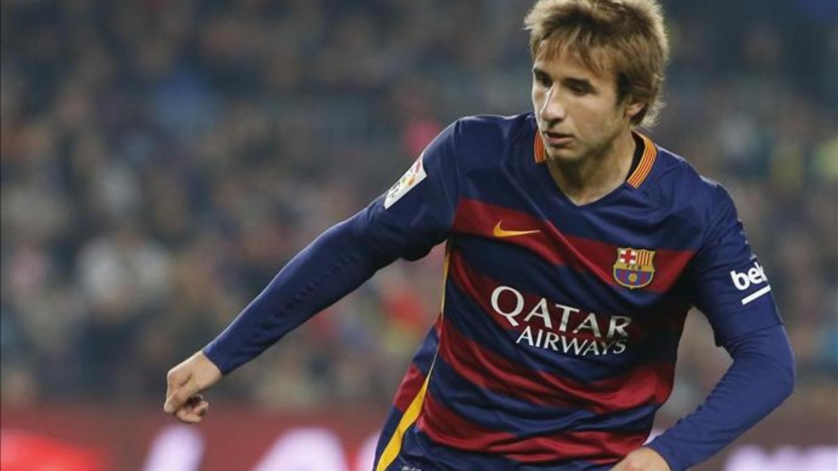 Sergi Samper ya sabe lo que es jugar un partido de Liga con el FC Barcelona