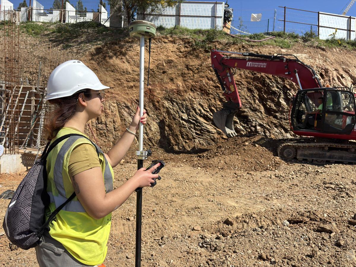 Alumna de un grado de la familia profesional de Edificación del IES La Rosaleda de Málaga.