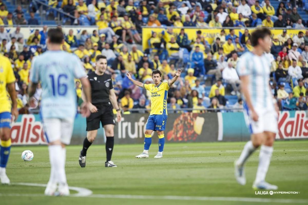 Ida de la semifinal del playoff: UD Las Palmas vs Málaga CF, en imágenes