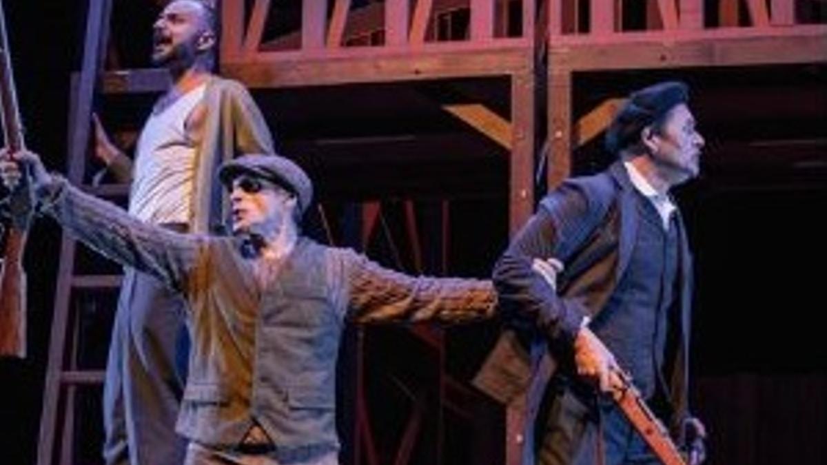 Un ensayo de la obra.