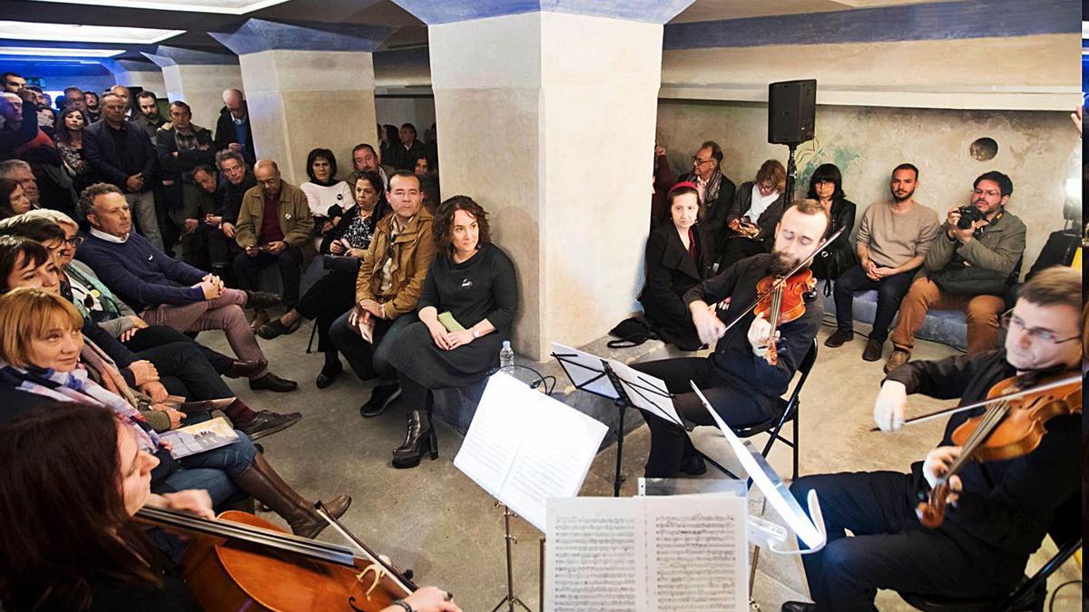 Inauguración de la rehabilitación del refugio de Serranos en 2018. | GERMAN CABALLERO