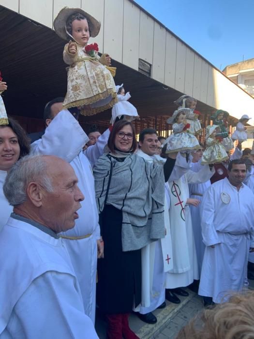 Isabel Franco, presente en el baño de alegría en la Fiesta del Niño de Abarán