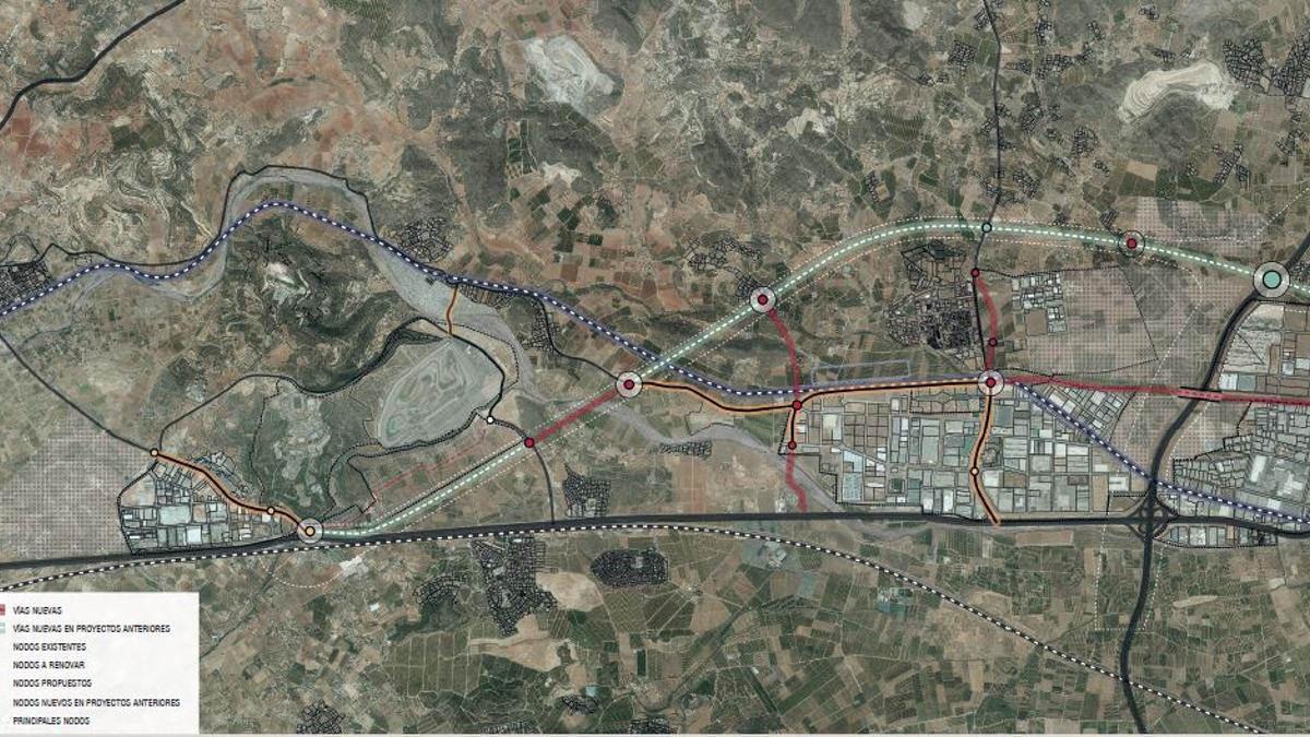 En verde, la nueva R3 que sacaría el trádico de la A3 y la A7.