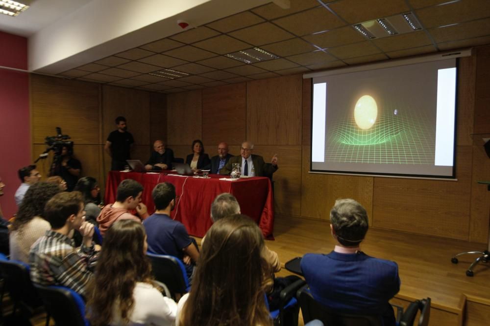 Mesa redonda y encuentro con estudiantes de Rainer Weiss, Kip Thorne y Barry Barish, premios "Princesa de Asturias" de Investigación Científica y Técnica