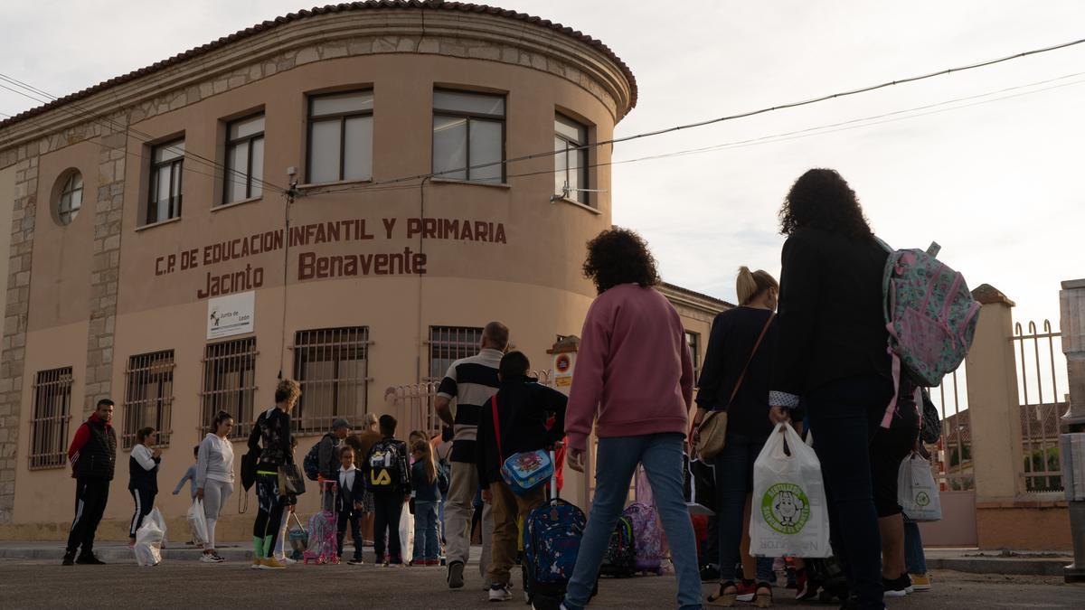 Primer día de colegio en Zamora.