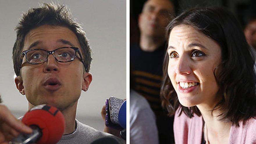 Íñigo Errejón e Irene Montero.