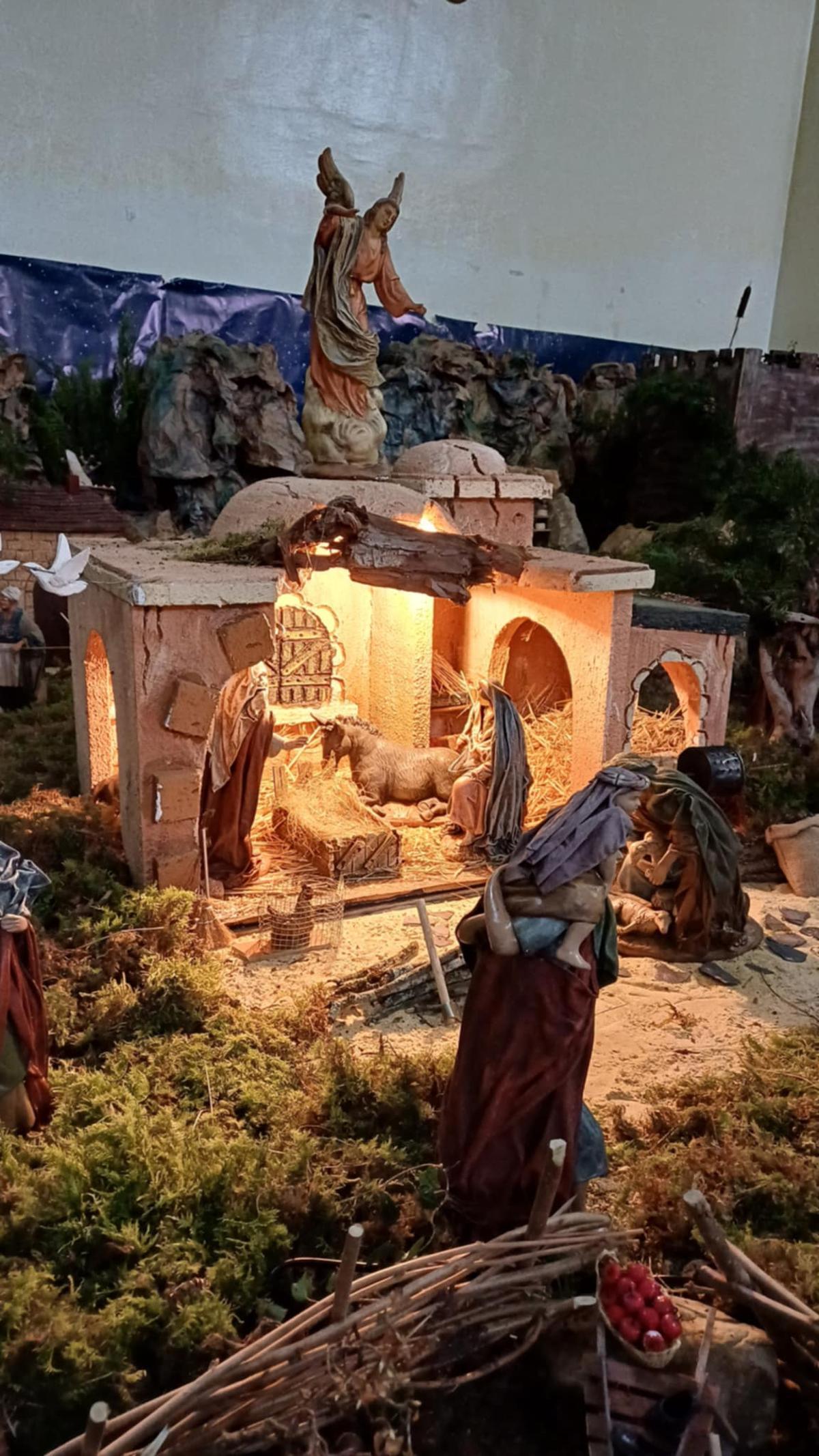 El "Misterio" del belén de Corao.