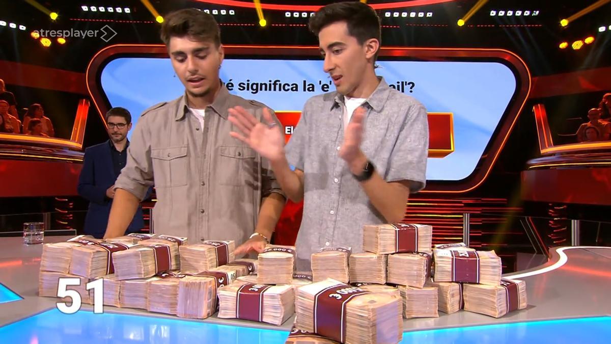 ‘Atrapa un millón’, A3 TV.