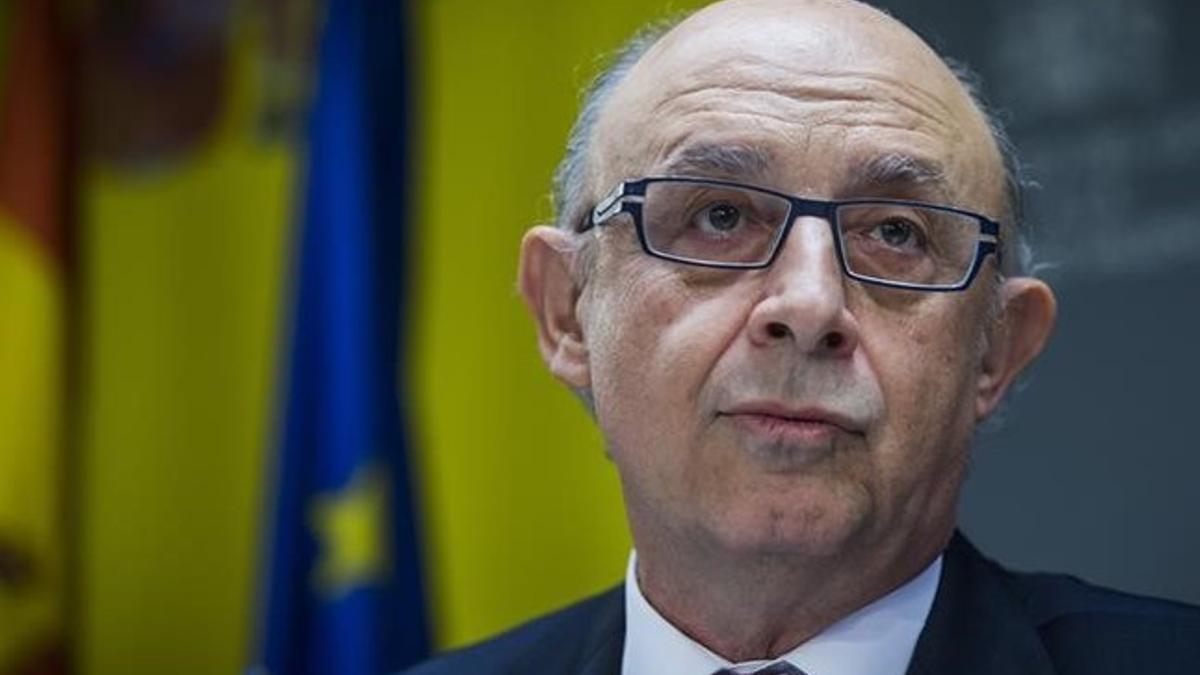 El ministro de Hacienda, Cristóbal Montoro, en Valencia a mediados de diciembre.