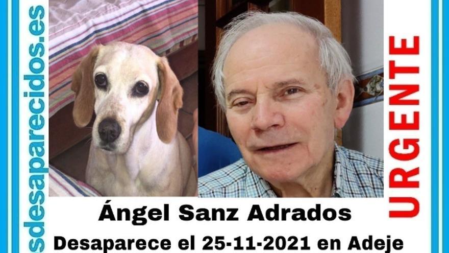 Ángel Sanz, desaparecido esta semana en Adeje, Tenerife.