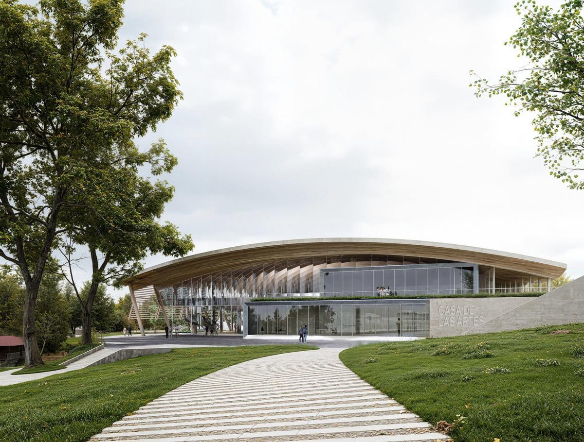 Una vista general del aspecto que tendrá el Palacio de los Niños tras la reforma.