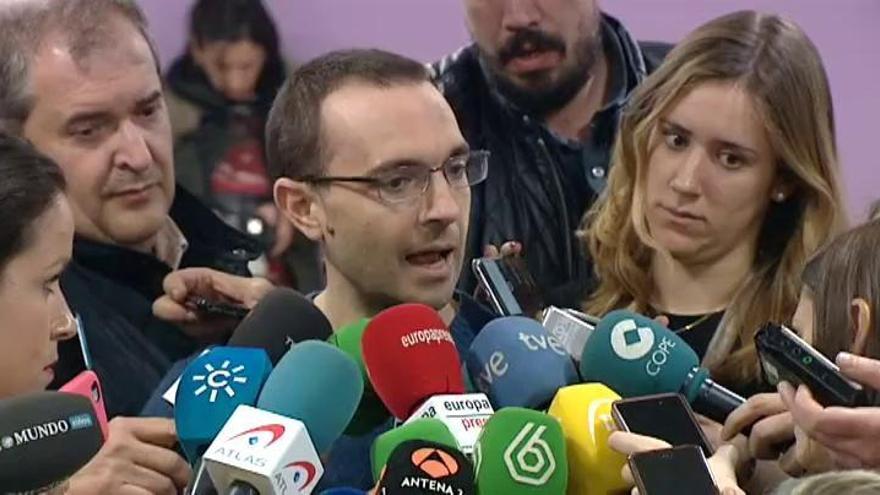 Alegre (Podemos): "No me planteo nada que no sea seguir trabajando"