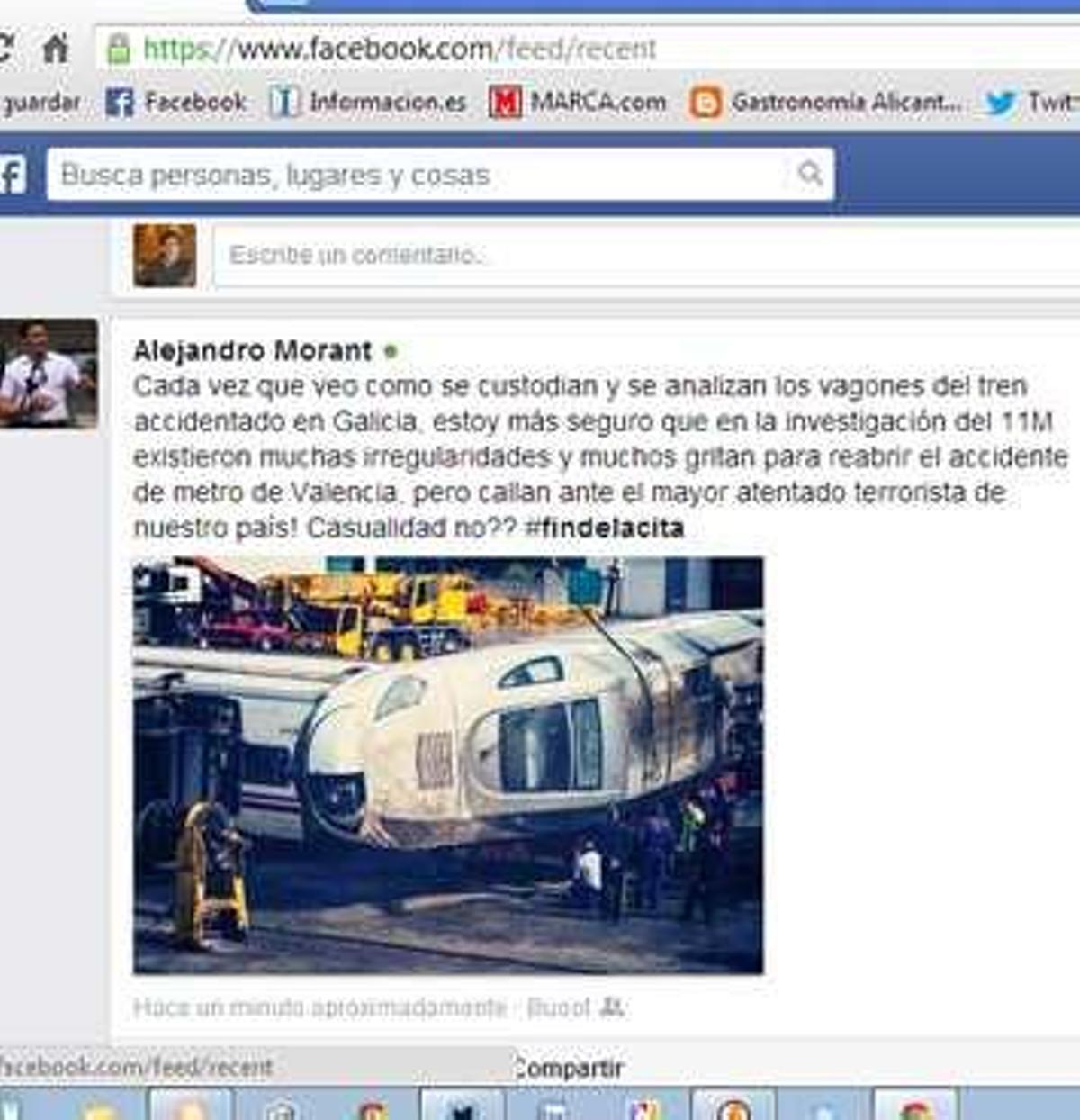 Un diputado del PP dice que el 11-M no se investigó como el accidente de Galicia