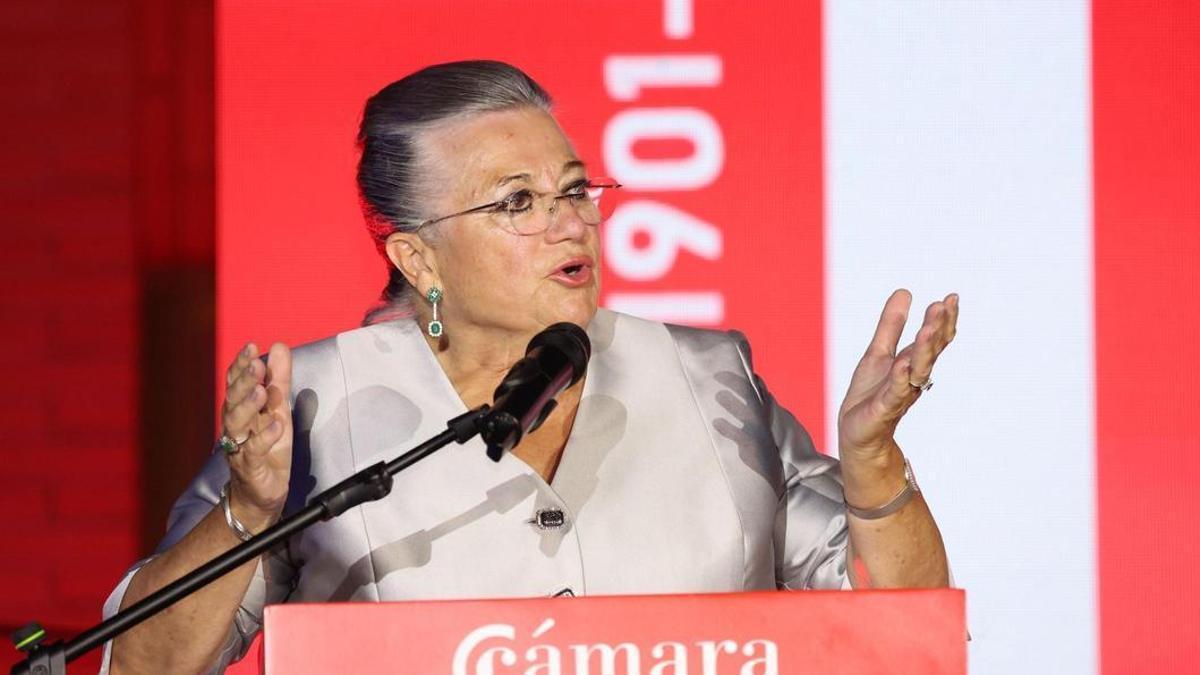 María Dolores Guillamón, presidenta de la Cámara de Comercio de Castellón.