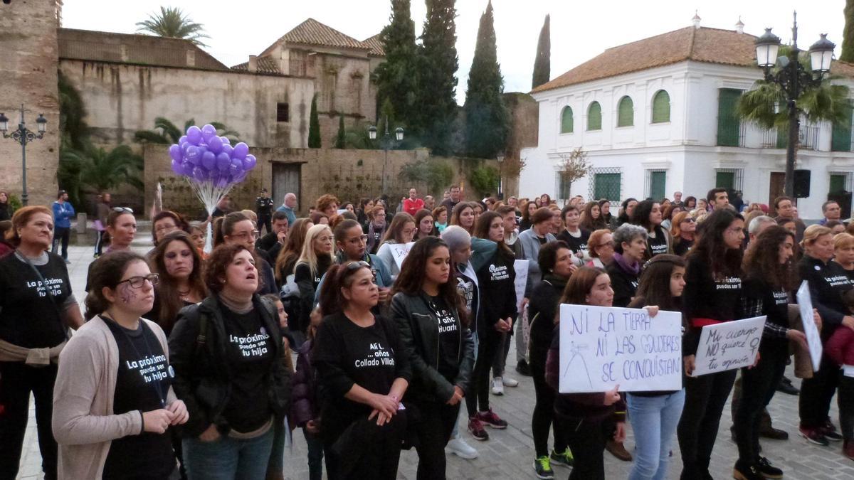 Imagen de archivo de una manifestación contra la violencia de género.