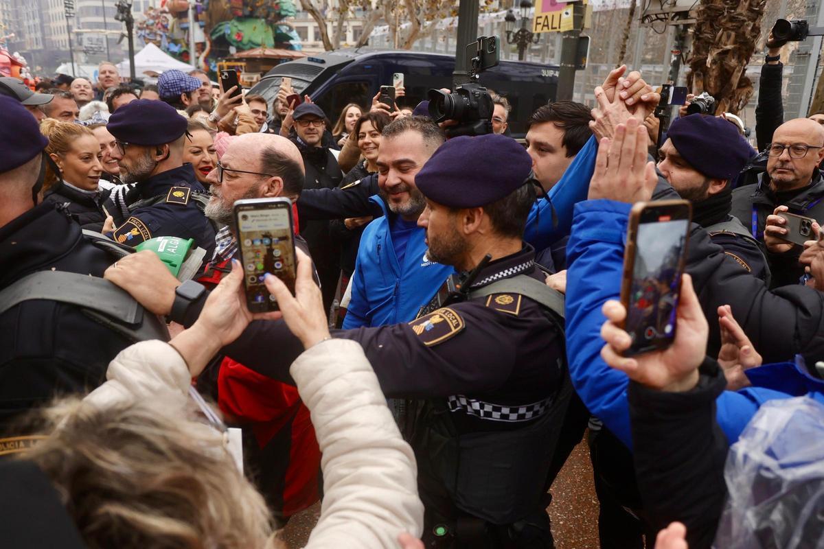 La mascletà del 18 de marzo, en imágenes La mascletà del 18 de marzo, en imágenes