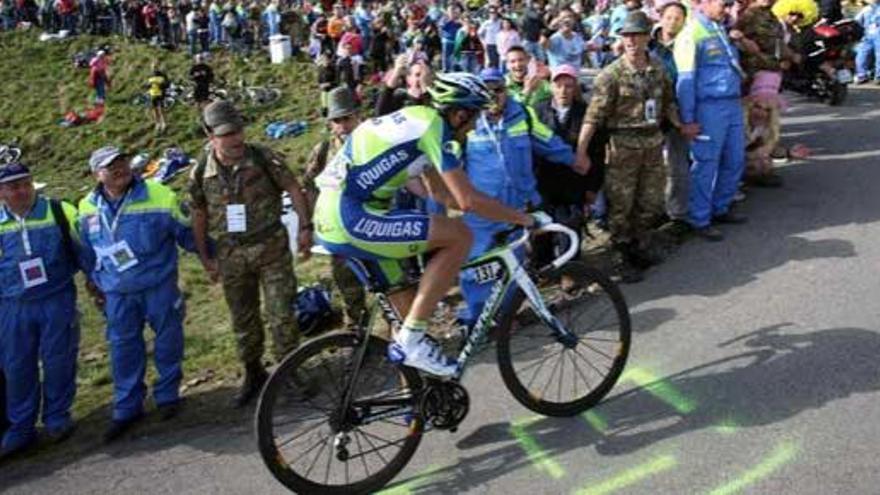 Ivan Basso en el Giro 2010