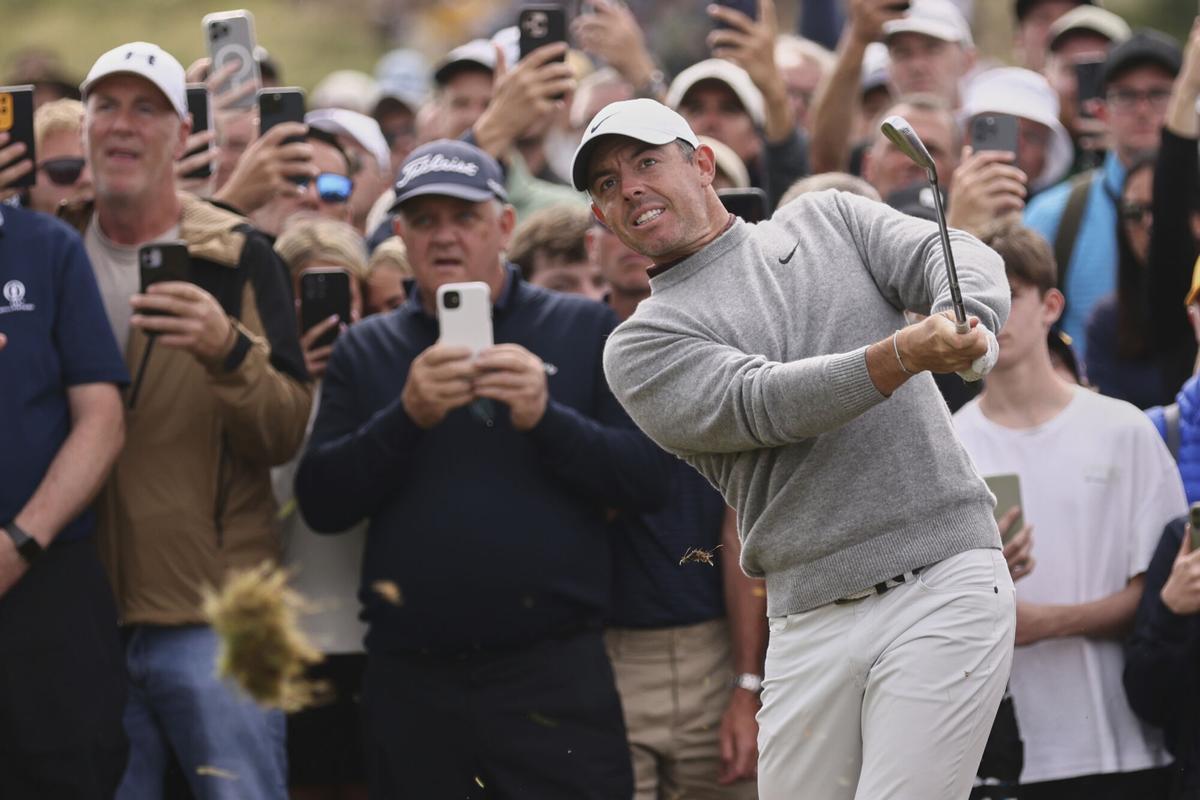 Rory McIlroy, el favorito de los aficionados en Royal Portrush