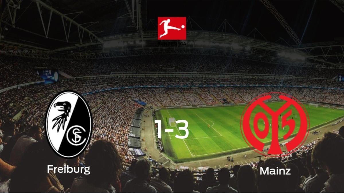 El Mainz 05 se lleva tres puntos a casa después de derrotar 1-3 al SC Freiburg