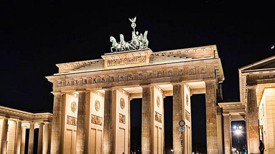 La Puerta de Brandenburgo.