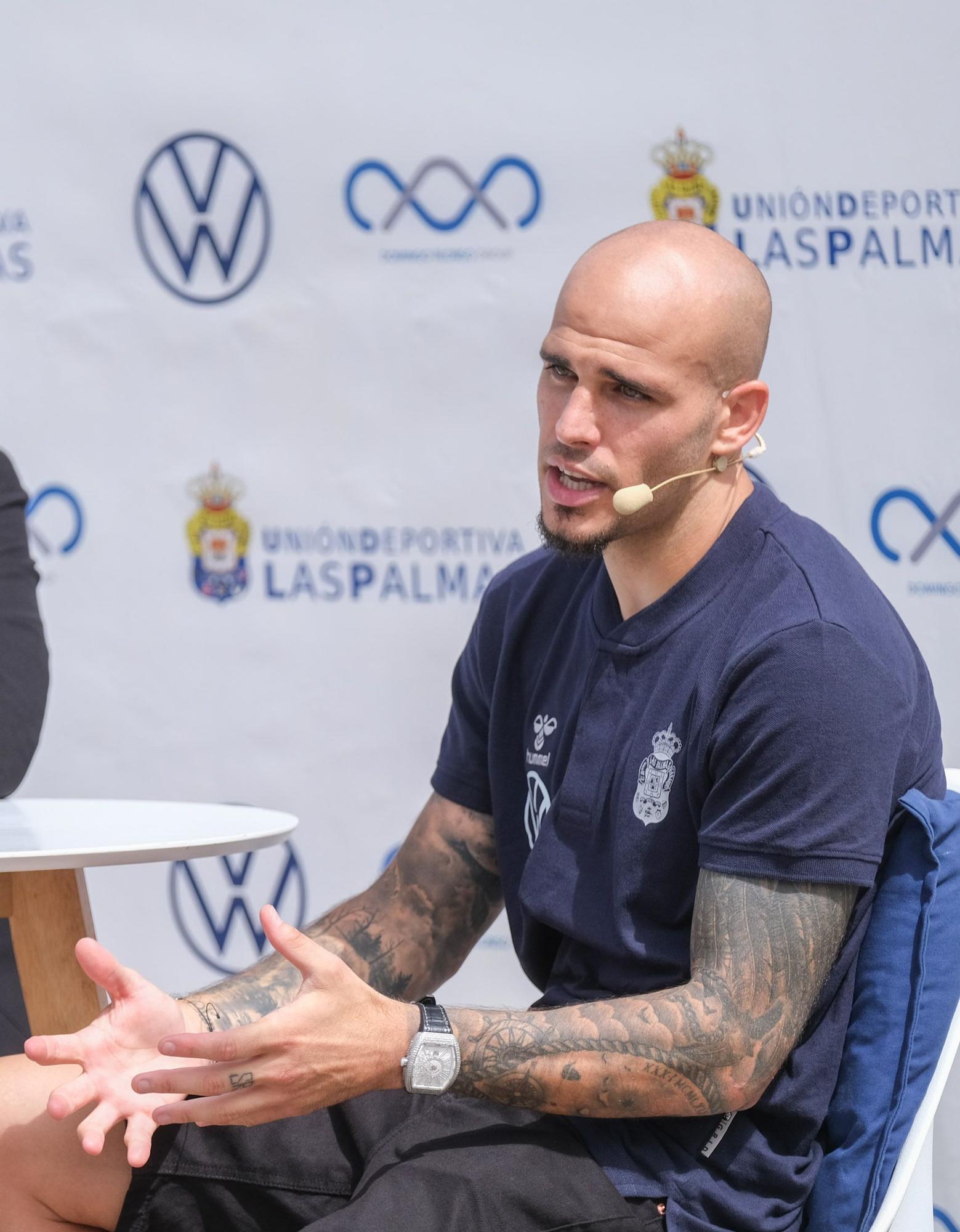 Presentación de Sandro Ramírez, nuevo fichaje de la UD Las Palmas