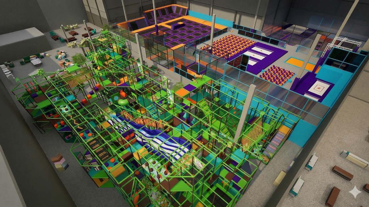 Así es Altitude Trampoline Park, el parque atracciones de Málaga que reabre sus puertas con 4.000 metros cuadrados con camas elásticas, minigolf y trampolines