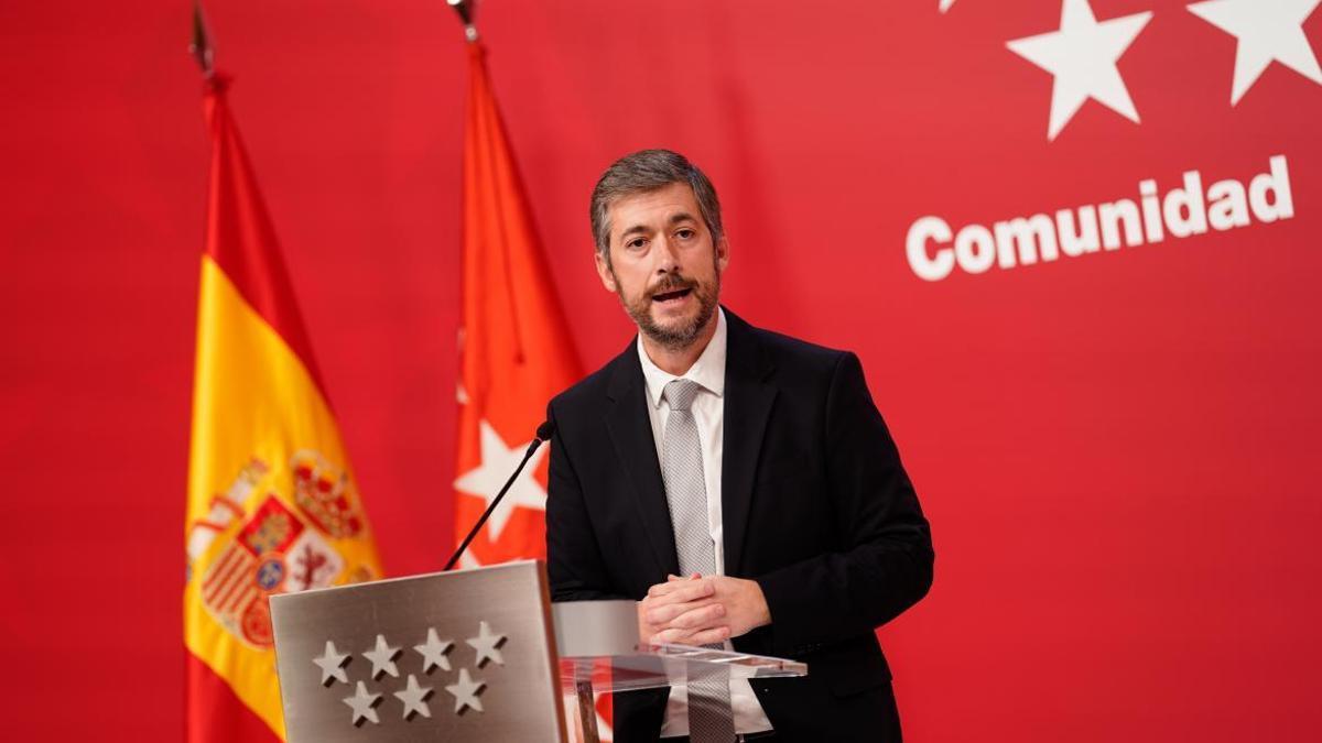 El portavoz del Gobierno madrileño, Miguel Ángel García.
