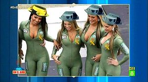 Fusió d’hostesses i tricornis (‘En el aire’, La Sexta).