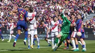 El 1x1 del Barça contra el Rayo Vallecano al descanso