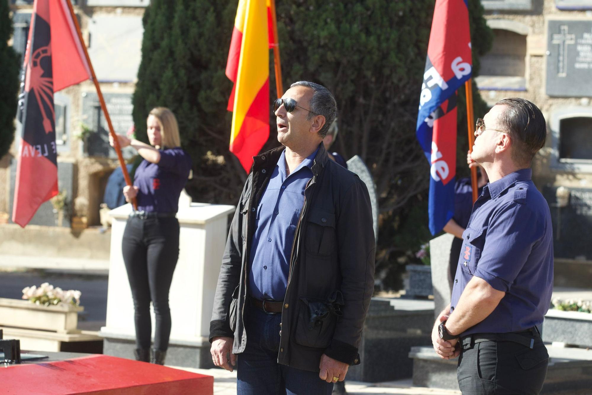 La Falange realiza su homenaje a Primo de Rivera en Alicante