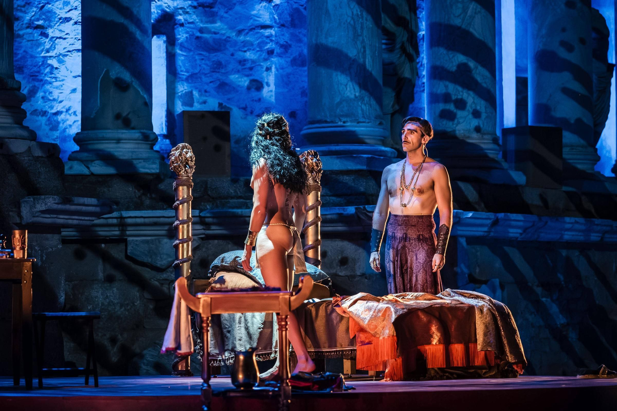 Las imágenes de 'Alejandro y el eunuco persa', la obra de esta semana del Festival Internacional de Teatro Clásico de Mérid