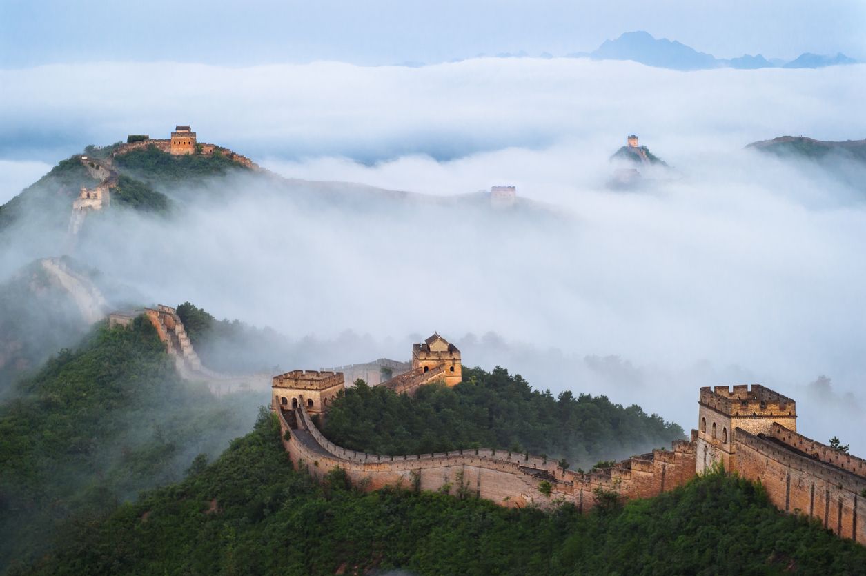 La Gran Muralla China es una de las construcciones más importantes de la historia