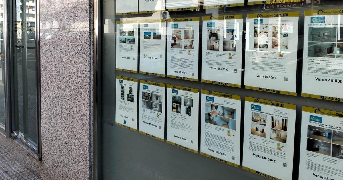 Pisos en venta, en una inmobiliaria en Plasencia.