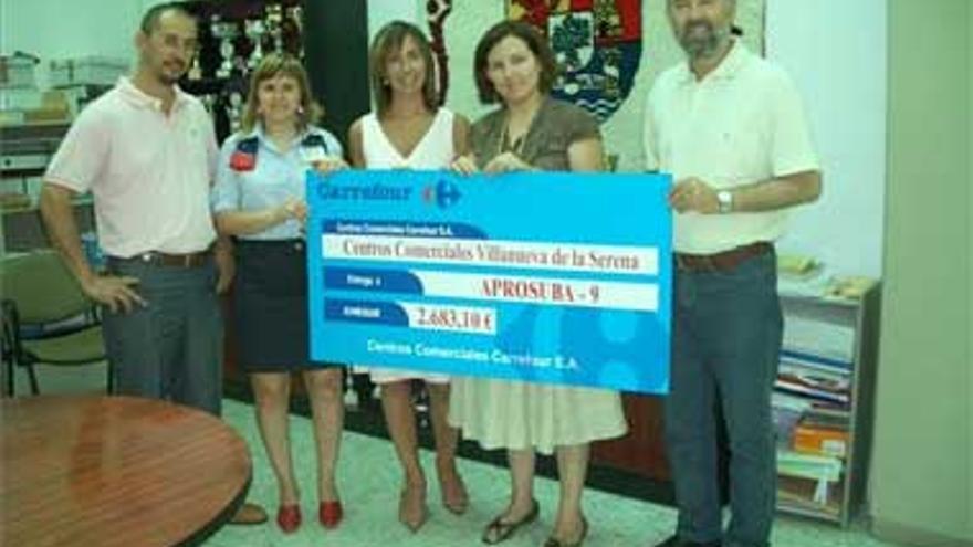 Fundación Solidaria de Carrefour entrega 2.600 euros a Aprosuba 9