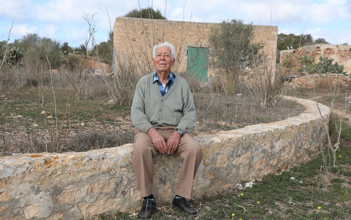 Un campo de cultivo en Can Bonet. | J.M.L.R.