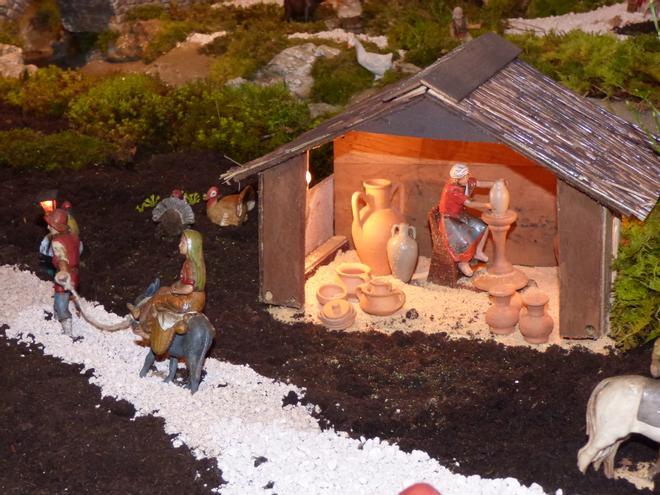 Así son los detalles del belén de Zardaín