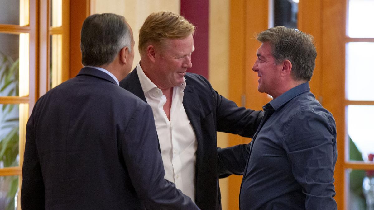 Koeman ha explicado en los Países Bajos cómo lo despidió el presidente Joan Laporta