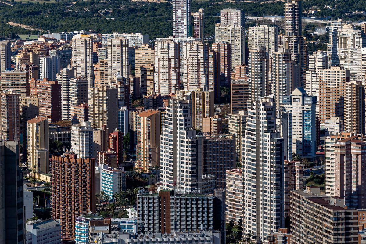 Edificios de viviendas en Benidorm.