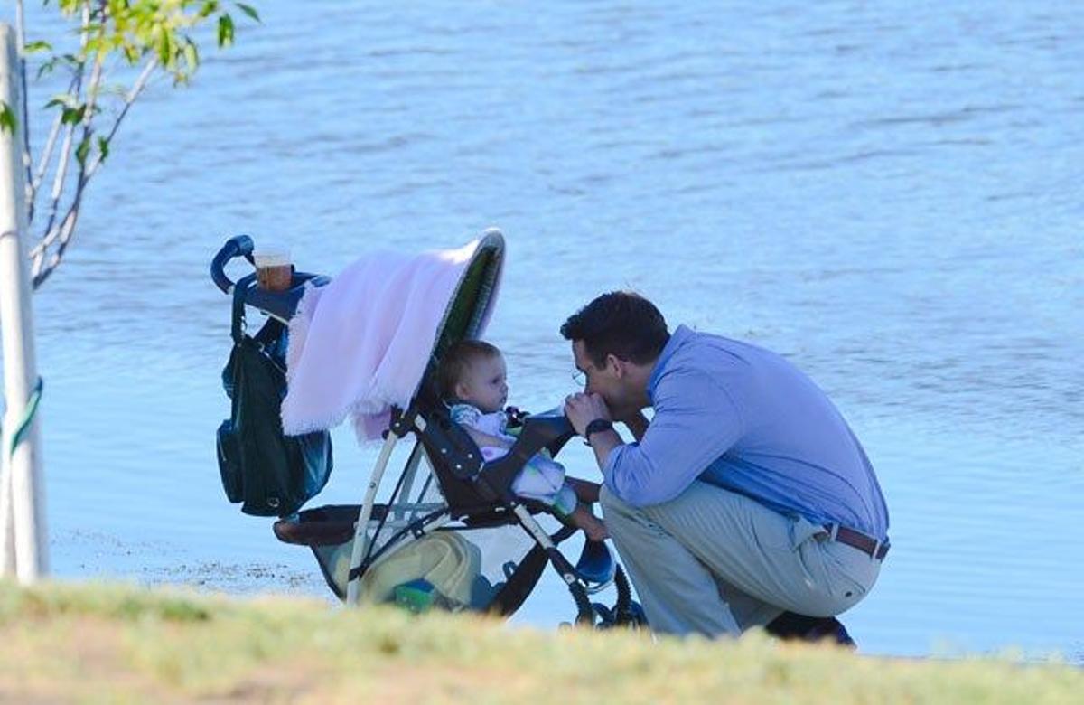 Ryan Reynolds durante el rodaje