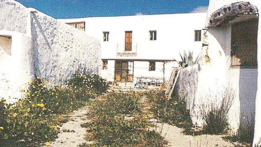 Can Xomeu Jordi, a la vénda de Cala Llonga, casa on va néixer l´historiador Josep Clapés el 17 de febrer de 1864.