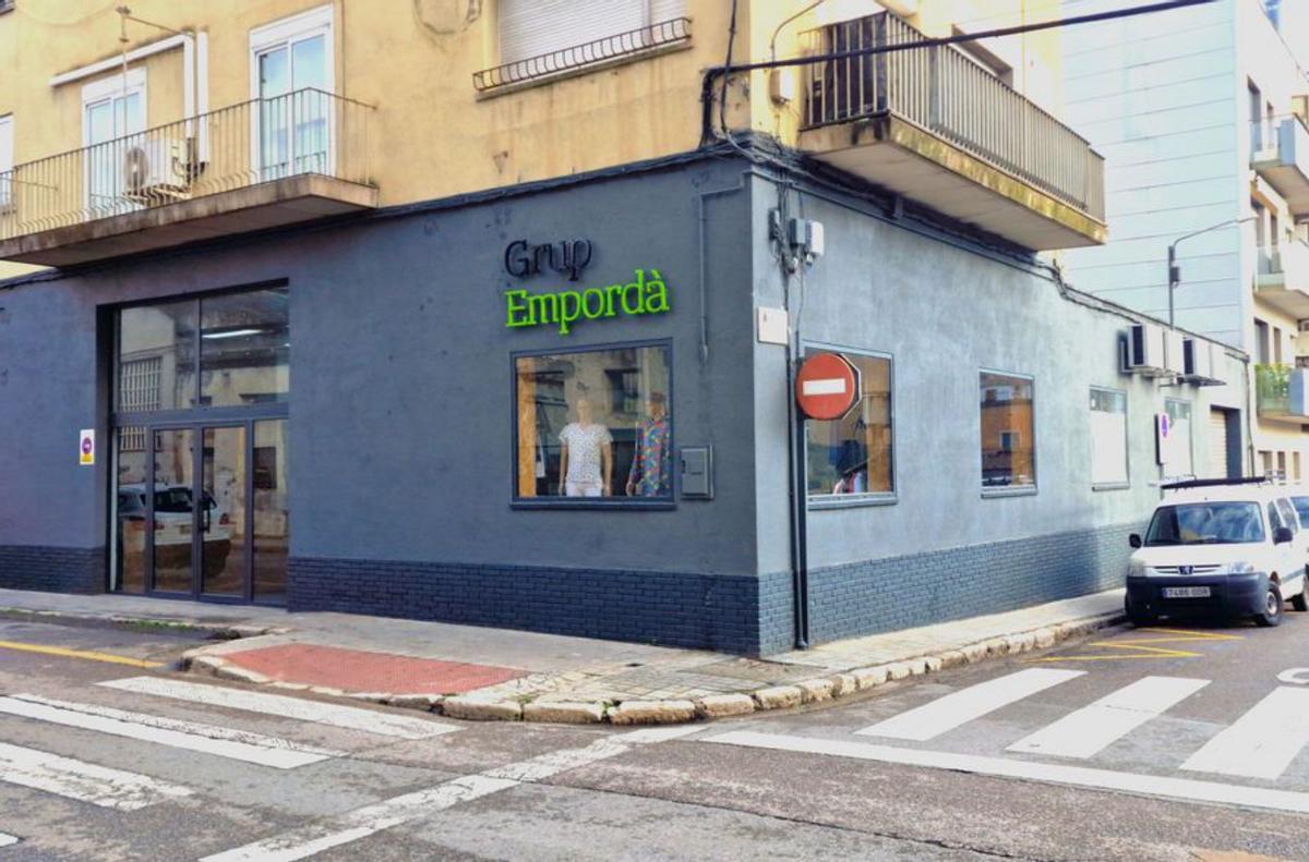 La botiga de Grup Empordà al carrer Sant Antoni, 85.