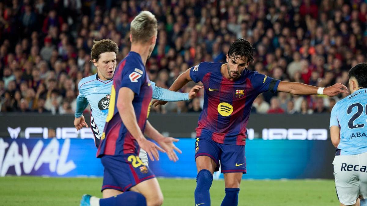 Ferran Torres ante el Celta