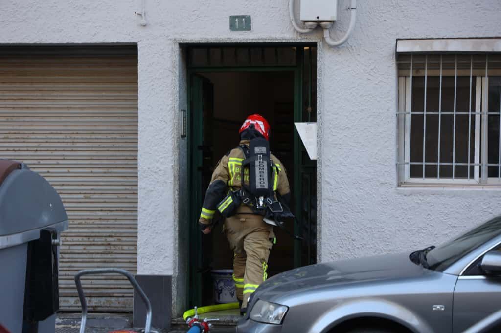 Incendio en una vivienda del barrio de San Blas en Alicante